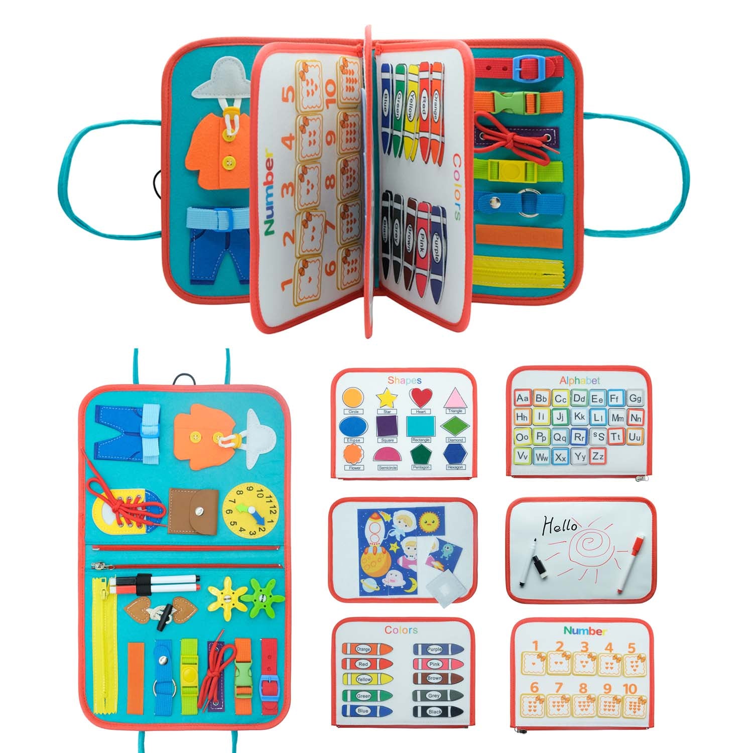 Maleta sensorial Montessori OfertKids - Desenvolva a autonomia e liberdade da criança!
