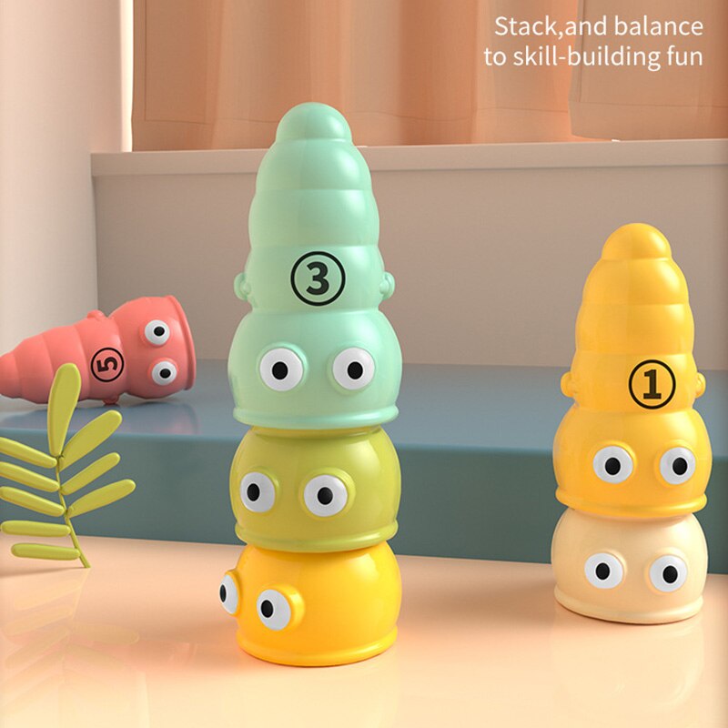 Crianças Brinquedo Empilhável Instrumento de Correspondência Matemática Universal